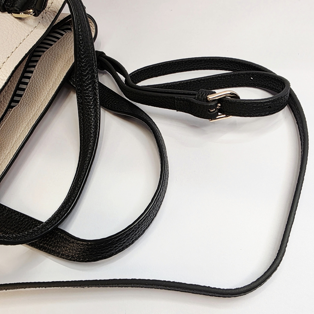 Kate Spade Black & Toasty Pebbled Leather Jackson Street Octavia Crossbody - Picture 10 of 15